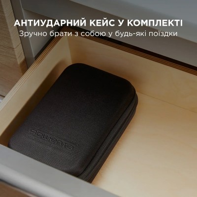 Тример Rowenta Forever Sharp Ultimate, для бороди, вусів, акум., насадок-10, 120 хв. використання, дисплей, сталь, синій (TN6204