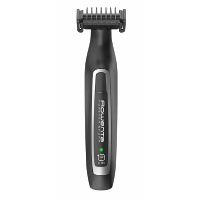 Тример Rowenta Forever Sharp, для бороди і вусів, мережа+акум., роторний мотор, насадок-3, сталь, чорний (TN6000F5)