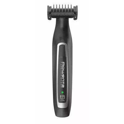 Тример Rowenta Forever Sharp, для бороди і вусів, мережа+акум., роторний мотор, насадок-3, сталь, чорний (TN6000F5)