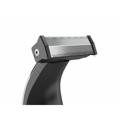 Тример Rowenta Forever Sharp, для бороди і вусів, мережа+акум., роторний мотор, насадок-3, сталь, чорний (TN6000F5)