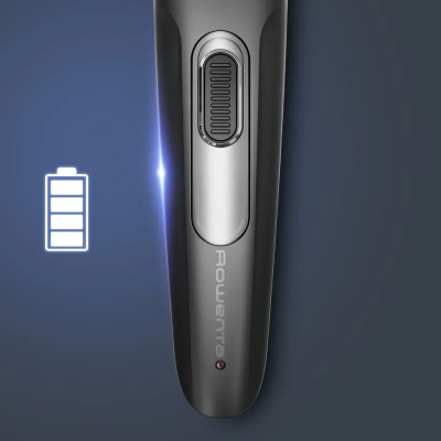 Тример Rowenta Stylis Easy, для бороди і вусів, мережа+акум., насадок-2, сталь, чорний (TN2804E0)