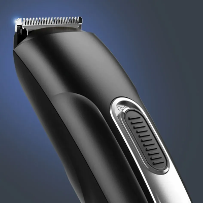 Тример Rowenta Stylis Easy, для бороди і вусів, мережа+акум., насадок-2, сталь, чорний (TN2804E0)