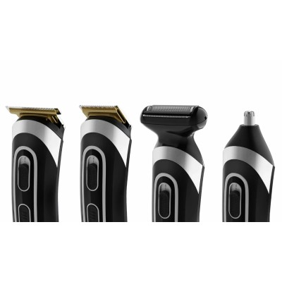 Тример Rowenta Trim & Style, для бороди, вусів, голови и тіла, мережа+акум., роторний мотор, насадок-11, чохол, титан.напил., чо