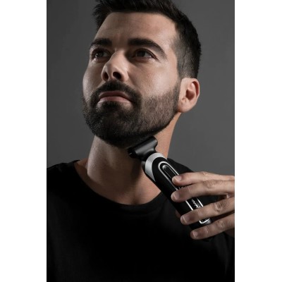 Тример Rowenta Trim & Style, для бороди, вусів, голови и тіла, мережа+акум., роторний мотор, насадок-11, чохол, титан.напил., чо