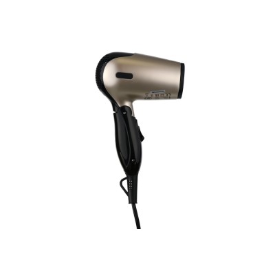 Фен Ardesto Gemini HD-503T дорожній, 1200 Вт, складана ручка, 2 швидкості, 2 темпер. режими, золотисто-чорний