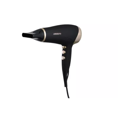 Фен Ardesto Gemini HD-522, 1800-2200Вт, 2 швидкості, 3 темпер. режими , функція Cool Shot, чорний