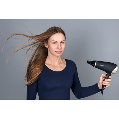 Фен Ardesto Gemini HD-522, 1800-2200Вт, 2 швидкості, 3 темпер. режими , функція Cool Shot, чорний