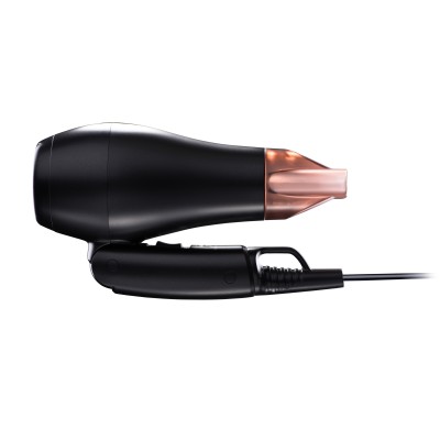 Фен Ardesto HD-Y120T, дорожній, 1200Вт, складна ручка, 2 швидкості, 2 темп. режими, чорний