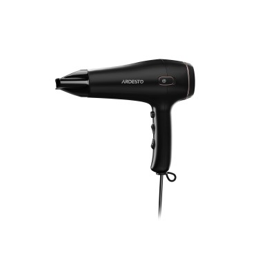 Фен Ardesto HD-Y210, 1750-2100Вт, 2 швидкості, 3темп.режими, авто.змотування шнура, чорний