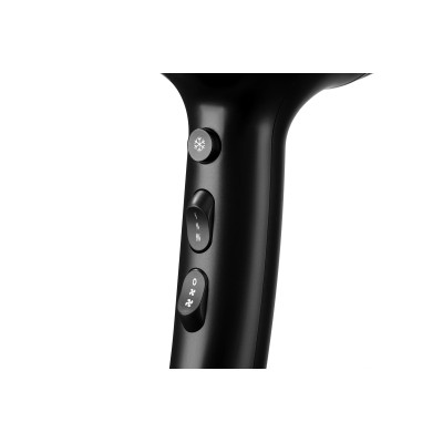 Фен Ardesto HD-Y210, 1750-2100Вт, 2 швидкості, 3темп.режими, авто.змотування шнура, чорний