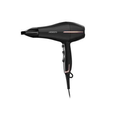 Фен Ardesto HD-Y220PRO, 1850-2200Вт, 2 швидкості, 3 темп.режими, дифузор,чорний+золото