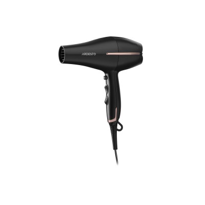 Фен Ardesto HD-Y220PRO, 1850-2200Вт, 2 швидкості, 3 темп.режими, дифузор,чорний+золото