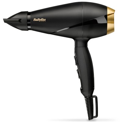 Фен Babyliss AC motor PRO, 2000Вт, 2 режими, дифузор, хол. обдув, чорний (6704E)