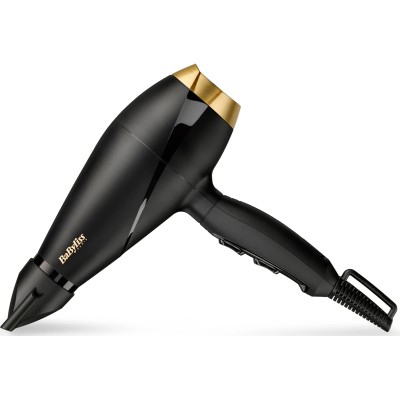 Фен Babyliss AC motor PRO, 2000Вт, 2 режими, дифузор, хол. обдув, чорний (6704E)