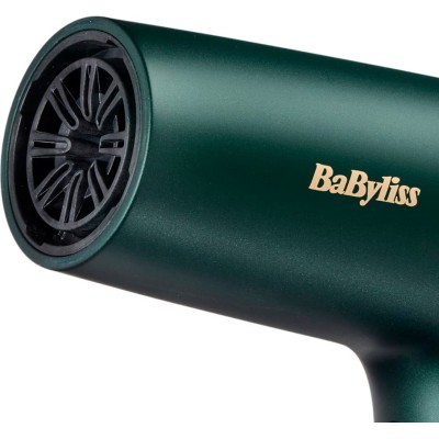 Фен Babyliss Air Power Pro, 1700Вт, 3 режими, дифузор, іоніз-я, хол. обдув, зелений (D6555DE)
