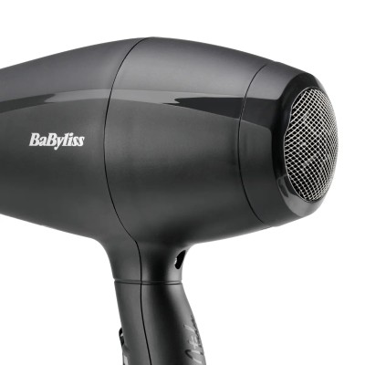 Фен Babyliss Super Light Pro, 2000Вт, 3 режими, HTDC мотор, тонкий концентратор 6 мм, чорний (5910E)