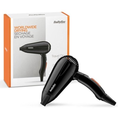 Фен Babyliss дорожній, 2000Вт, 2 режими, складне руків'я, чорний (5344E)