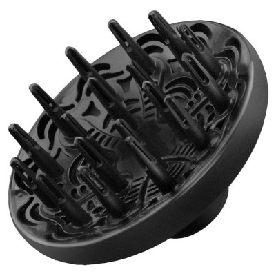 Фен Babyliss, 2200Вт, 3 режими, дифузор, іоніз-я, хол. обдув, чорний (D572DE)