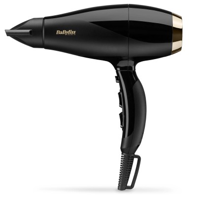 Фен Babyliss, 2300Вт, 3 режими, іонізація, хол. обдув, чорний (6714E)