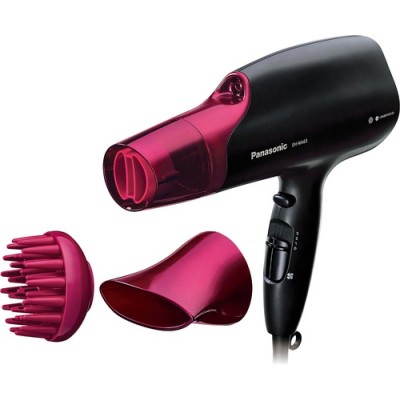 Фен Panasonic, 2000Вт, 4 режими, дифузор, іоніз-я, хол. обдув, чорно-рожевий (EH-NA65-K865)