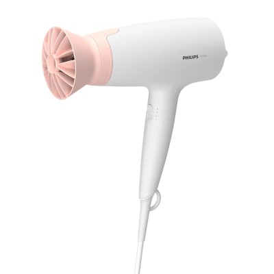 Фен Philips 3000 Series, 1600Вт, 3 режими, хол. обдув, білий (BHD300/10)