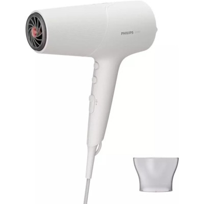 Фен Philips 5000 Series, 2100Вт, 3 режими, іонізація, хол. обдув, білий (BHD501/00)