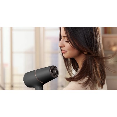Фен Philips 5000 Series, 2300 Вт, 3 режими, дифузор, іоніз-я, хол. обдув, чорний (BHD538/30)