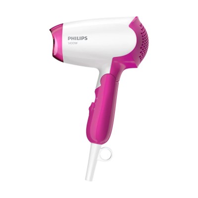 Фен Philips DryCare Essential дорожній, 1400Вт, 2 режими, хол. обдув, рожевий (BHD003/00)