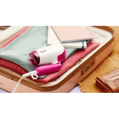 Фен Philips DryCare Essential дорожній, 1400Вт, 2 режими, хол. обдув, рожевий (BHD003/00)