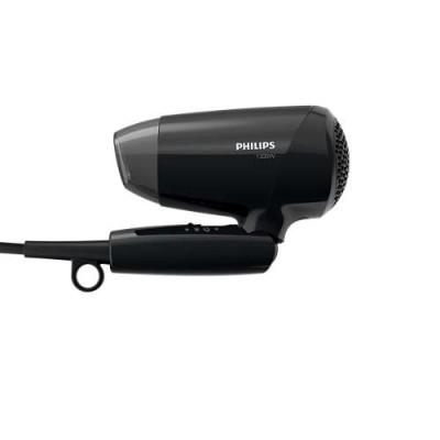 Фен Philips EssentialCare дорожній, 1200Вт, 3 режими, хол. обдув, чорний (BHC010/10)