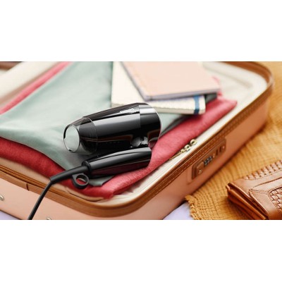 Фен Philips EssentialCare дорожній, 1200Вт, 3 режими, хол. обдув, чорний (BHC010/10)