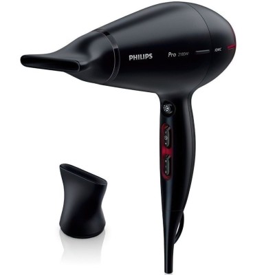 Фен Philips Professional, 2100Вт, 3 режими, іонізація, хол. обдув, чорний (HPS910/00)