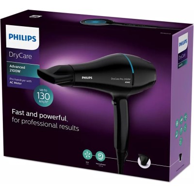 Фен Philips, 2100Вт, 4 режими, іоніз-я, хол. обдув, чорний (BHD272/00)