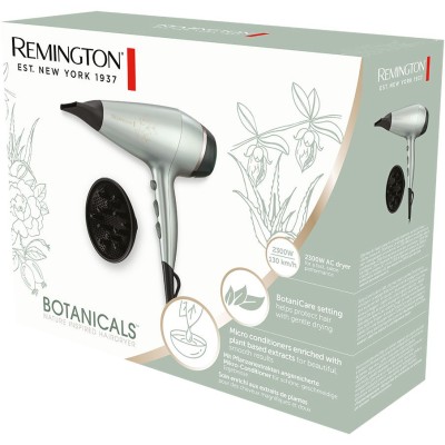 Фен Remington Botanicals, 2300Вт, 3 режими, дифузор, іоніз-я, хол. обдув, м'ятний (AC5860)