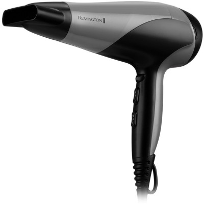 Фен Remington Ionic Dry, 2200Вт, 3 режими, дифузор,турмалинова іоніз-я, хол. обдув, сіро-чорний (D3190S)