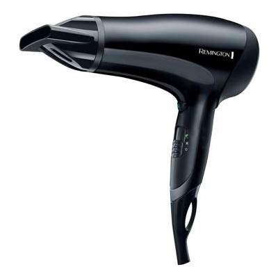 Фен Remington Power Dry 2000, 2000Вт, 3 режими, іоніз-я, хол. обдув, еко режим, чорний (D3010)