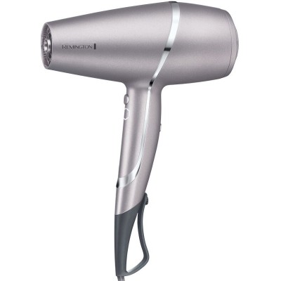 Фен Remington ProLuxe You Adaptive, 2400Вт, 3 режими, дифузор, іоніз-я, хол. обдув, турбо режим, сірий (AC9800)