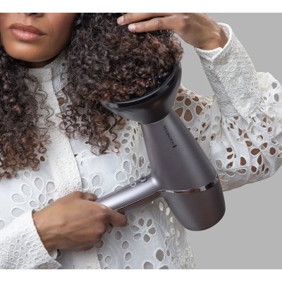 Фен Remington ProLuxe You Adaptive, 2400Вт, 3 режими, дифузор, іоніз-я, хол. обдув, турбо режим, сірий (AC9800)