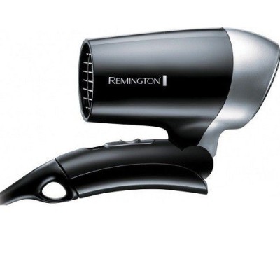Фен Remington дорожній On The Go, 1400Вт, 2 режими, складна ручка, чорний (D2400)