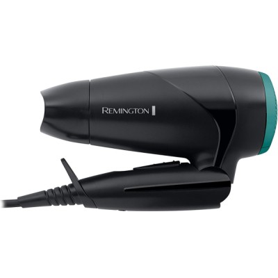 Фен Remington дорожній On The Go, 2000Вт, 2 режими, складна ручка, чорний (D1500)