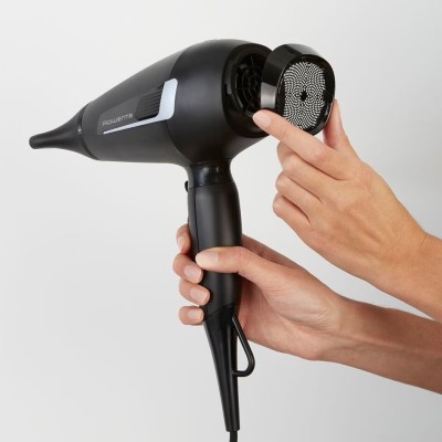 Фен Rowenta Pro Expert, 2100Вт, 3 режими, дифузор, іоніз-я, хол. обдув, чорний (CV8820F0)