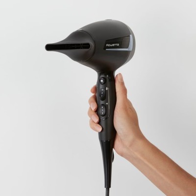 Фен Rowenta Pro Expert, 2100Вт, 3 режими, дифузор, іоніз-я, хол. обдув, чорний (CV8820F0)