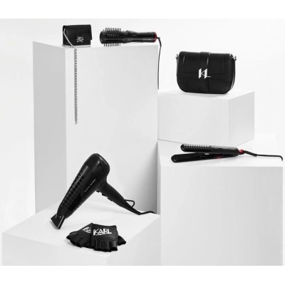 Фен Rowenta Studio Dry x Karl Lagerfeld, 2100Вт, 3 режими, хол. обдув, чорний (CV581LF0)