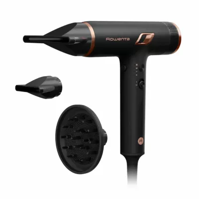 Фен Rowenta T-Shape Maestria Nano, 1700Вт, 3 режими, дифузор, іоніз-я, хол. обдув, чорний (HY8310F0)