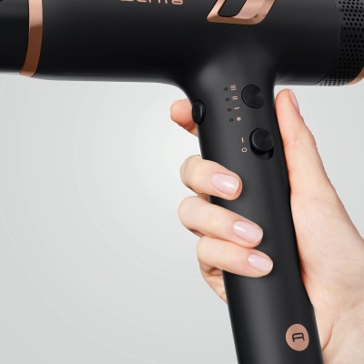 Фен Rowenta T-Shape Maestria Nano, 1700Вт, 3 режими, дифузор, іоніз-я, хол. обдув, чорний (HY8310F0)