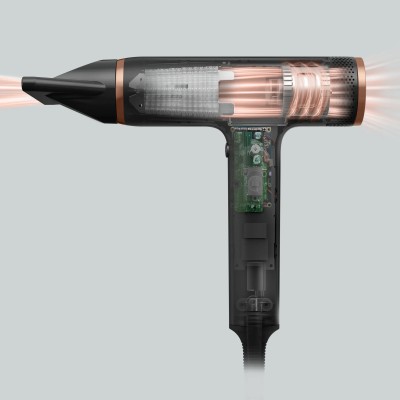 Фен Rowenta T-Shape Maestria Nano, 1700Вт, 3 режими, дифузор, іоніз-я, хол. обдув, чорний (HY8310F0)