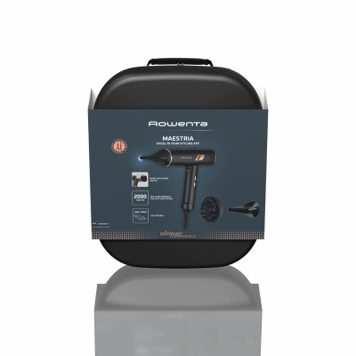 Фен Rowenta Ultimate Experience Maestria, 2000Вт, 3 режими, дифузор, кейс для зберігання, іоніз-я, хол. обдув, чорний (CV9920F3)