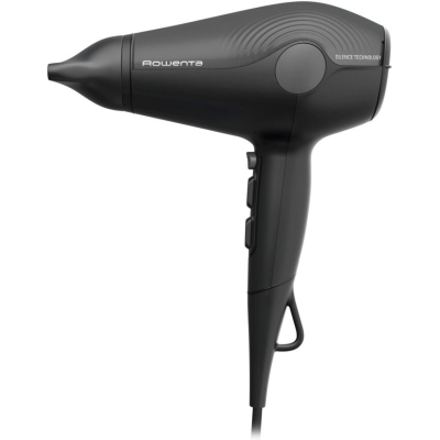 Фен Rowenta Ultra Silence, 2100Вт, 3 режими, іонізація, хол. обдув, чорний (CV6430F0)