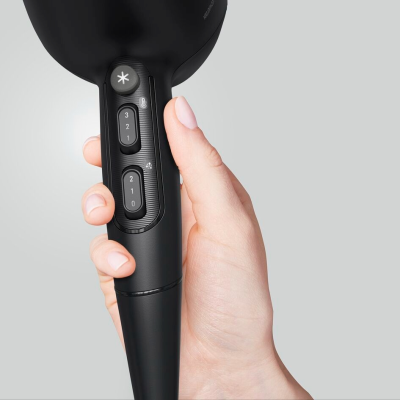 Фен Rowenta Ultra Silence, 2100Вт, 3 режими, іонізація, хол. обдув, чорний (CV6430F0)