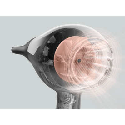 Фен Rowenta Ultra Silence, 2100Вт, 3 режими, іонізація, хол. обдув, чорний (CV6430F0)